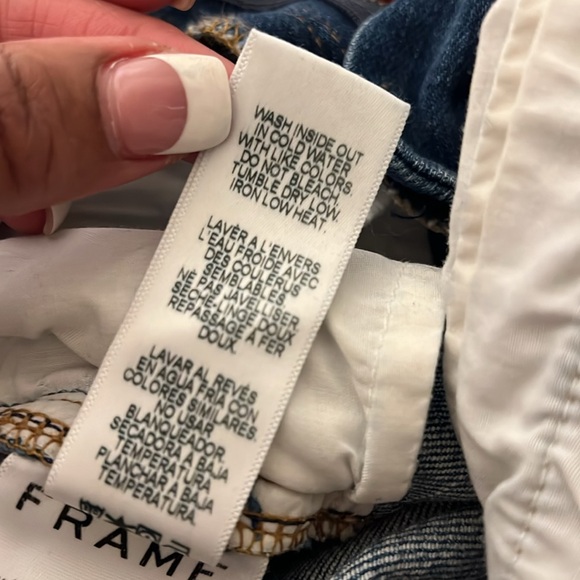Frame Le Nouveau Straight jeans size 25 - Picture 13 of 14